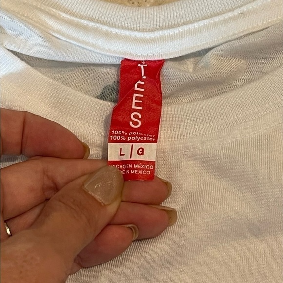 La Paz California Sur Graphic White T-Shirt, octopus- Size Large - Picture 3 of 12